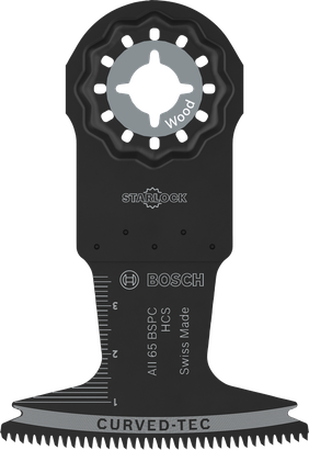 Bosch Starlock 木材切割刀片 AII 65 BSPC 65x40mm。.